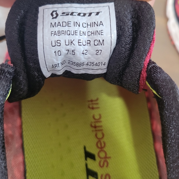 Scott Race Rocker 2.0 Womens Running Shoe Lightweight Size 10 - Picture 8 of 9